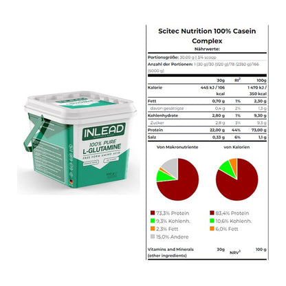 Regenerations-Duo: INLEAD L-Glutamine + Scitec Casein Complex – alle enthaltenen Artikel