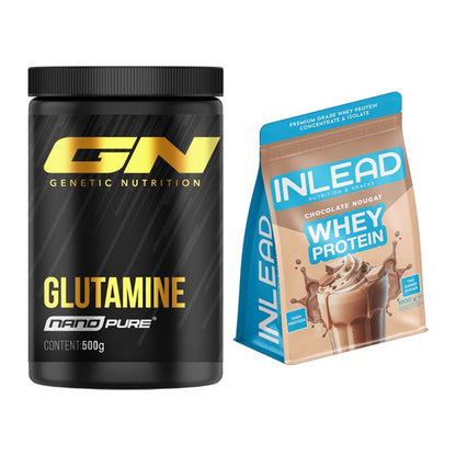 Regenerations-Duo: GN Nano Pure Glutamine + INLEAD Whey Protein – alle enthaltenen Artikel