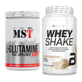 Regenerations-Duo: MST Glutamine + BioTech Whey Shake – alle enthaltenen Artikel