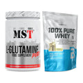 Regenerations-Duo: MST Glutamine + BioTech 100% Pure Whey – alle enthaltenen Artikel