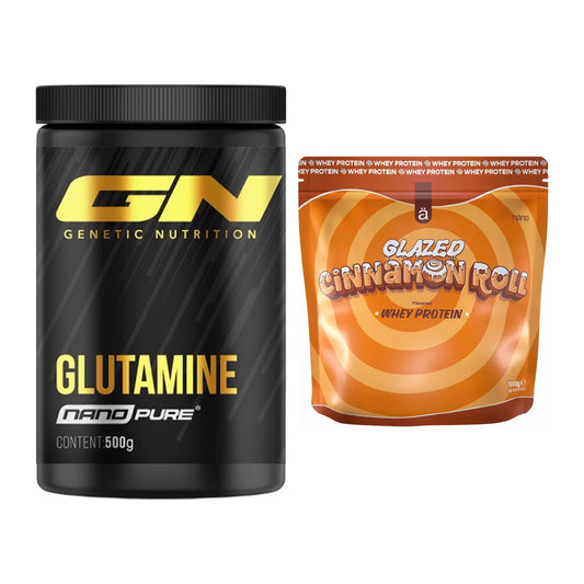 Regenerations-Duo: GN Nano Pure Glutamine + Nanosupps Whey Protein – alle enthaltenen Artikel