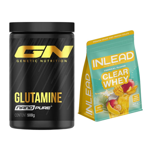 Regenerations-Duo: GN Nano Pure Glutamine + INLEAD Clear Whey Isolate – alle enthaltenen Artikel
