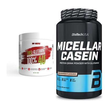 Regenerations-Duo: BPS-Pharma This Glutamin + BioTech Micellar Casein – alle enthaltenen Artikel