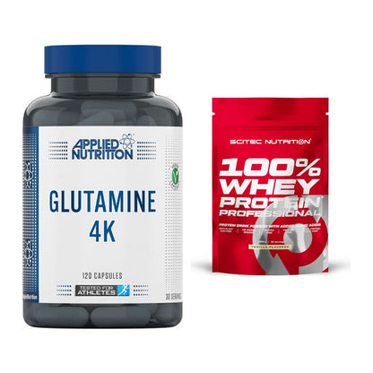 Regenerations-Duo: Applied Nutrition + Scitec 100% Whey Protein – alle enthaltenen Artikel