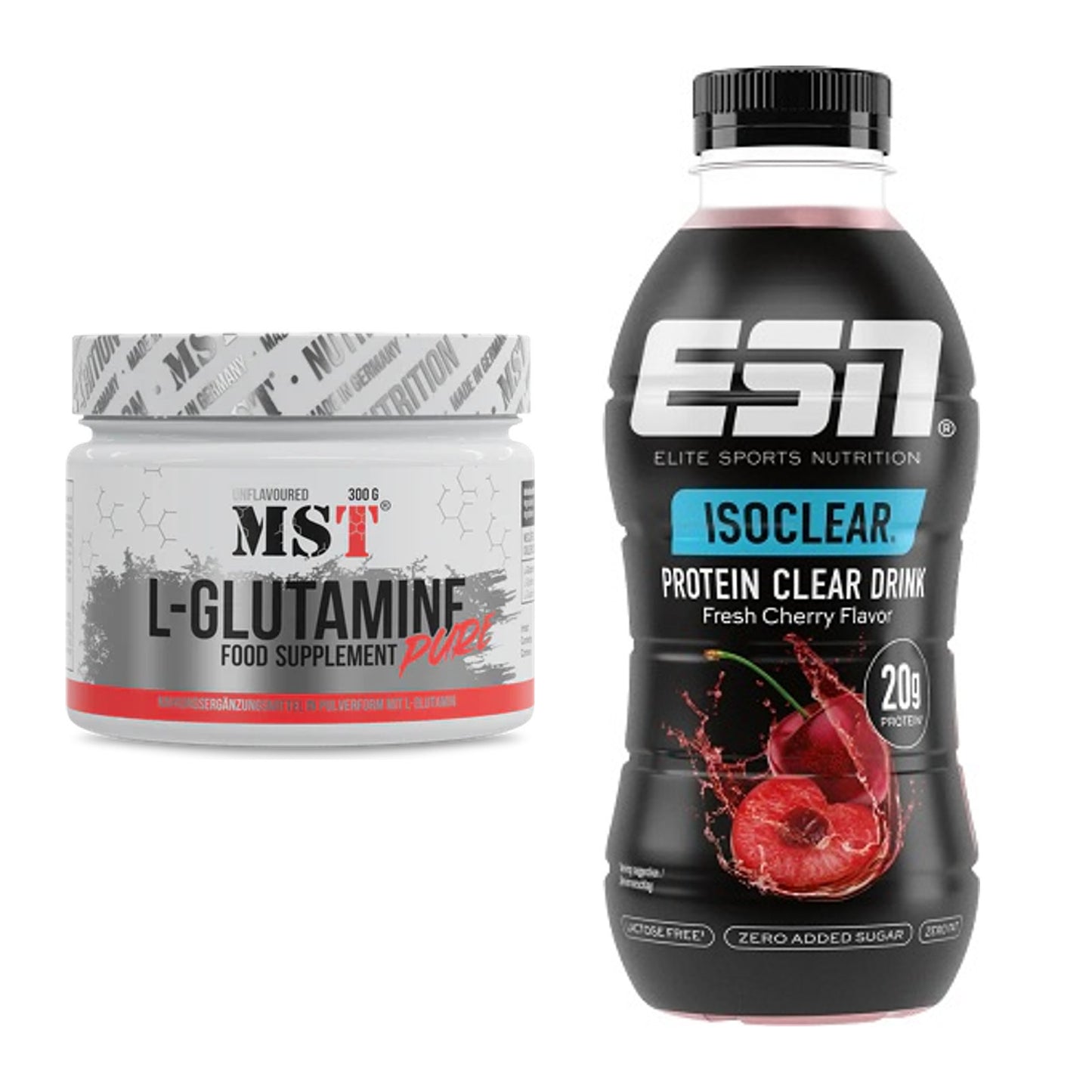 Regenerations-Duo: MST Glutamine + ESN Isoclear RTD – alle enthaltenen Artikel
