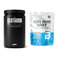 Regenerations-Duo: Big Zone Glutamin + BioTech 100% Pure Whey – alle enthaltenen Artikel