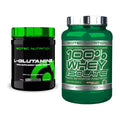 Regenerations-Duo: Scitec L-Glutamin + Scitec Whey Isolate – alle enthaltenen Artikel