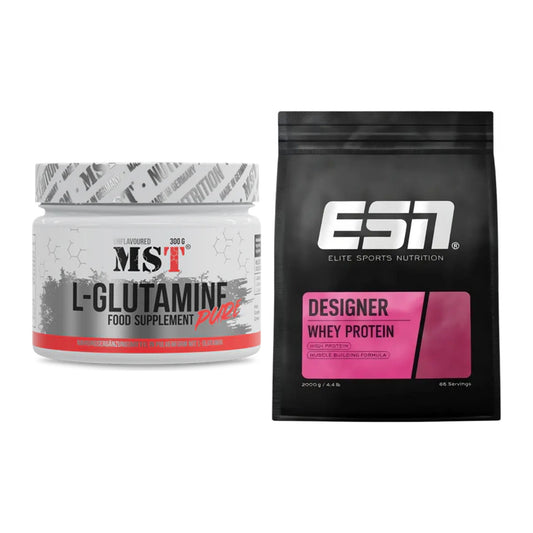 Regenerations-Duo: MST Glutamine + ESN Designer Whey – alle enthaltenen Artikel