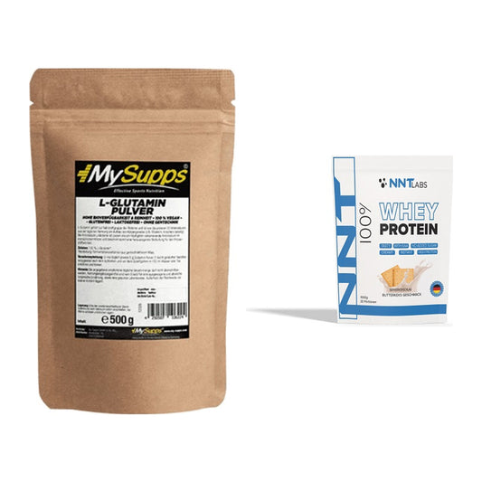 Regenerations-Duo: MySupps Glutamine + NNT Whey – alle enthaltenen Artikel
