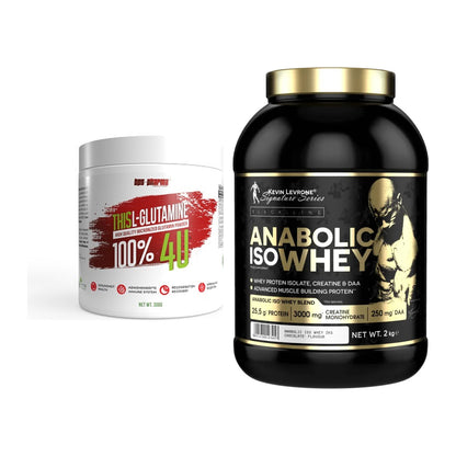 Regenerations-Duo: BPS-Pharma This Glutamin + Kevin Levrone Anabolic – alle enthaltenen Artikel