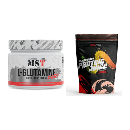 Regenerations-Duo: MST Glutamine + Big Zone Clear Whey Protein Juice – alle enthaltenen Artikel