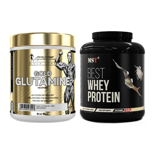 Regenerations-Duo: Kevin Levrone GOLD + MST Best Whey Protein – alle enthaltenen Artikel