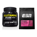 Regenerations-Duo: Olimp L-Glutamine Xplode 500g + ESN Designer Whey – alle enthaltenen Artikel