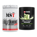 Regenerations-Duo: MST Glutamine + MaxiNutrition MaxClear 100% Clear – alle enthaltenen Artikel