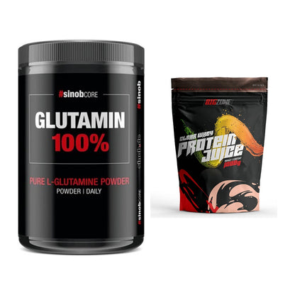 Regenerations-Duo: Sinob Core L-Glutamin + Big Zone Clear Whey – alle enthaltenen Artikel