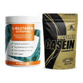 Regenerations-Duo: ProFuel Glutamin Ultrapure + Peak Micellar Casein – alle enthaltenen Artikel