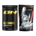 Regenerations-Duo: GN Nano Pure Glutamine + Big Zone Battle Isolate – alle enthaltenen Artikel