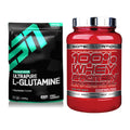 Regenerations-Duo: ESN Ultrapure L-Glutamin + Scitec 100% Whey – alle enthaltenen Artikel