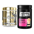 Regenerations-Duo: Kevin Levrone GOLD Glutamine + ESN Designer Whey – alle enthaltenen Artikel