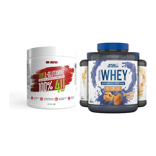 Regenerations-Duo: BPS-Pharma This Glutamin + Applied Nutrition – alle enthaltenen Artikel