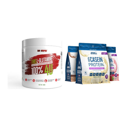 Regenerations-Duo: BPS-Pharma This Glutamin + Applied Nutrition 100% – alle enthaltenen Artikel