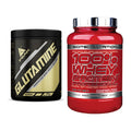 Regenerations-Duo: Peak Glutamin + Scitec 100% Whey Professional – alle enthaltenen Artikel