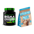 Regenerations-Duo: Scitec BCAA+ Glutamine Xpress + INLEAD Whey Protein – alle enthaltenen Artikel
