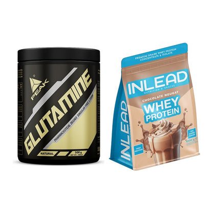 Regenerations-Duo: Peak Glutamin + INLEAD Whey Protein – alle enthaltenen Artikel