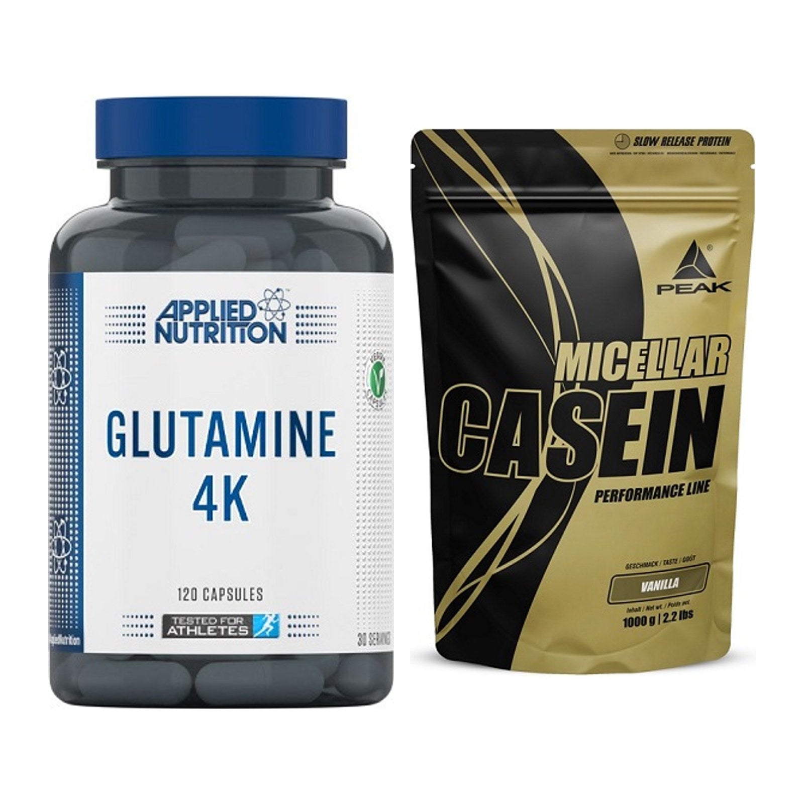 Regenerations-Duo: Applied Nutrition + Peak Micellar Casein – alle enthaltenen Artikel