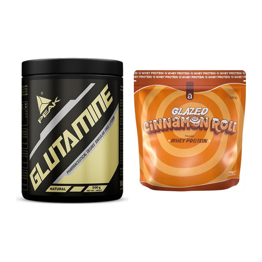 Regenerations-Duo: Peak Glutamin + Nanosupps Whey Protein – alle enthaltenen Artikel