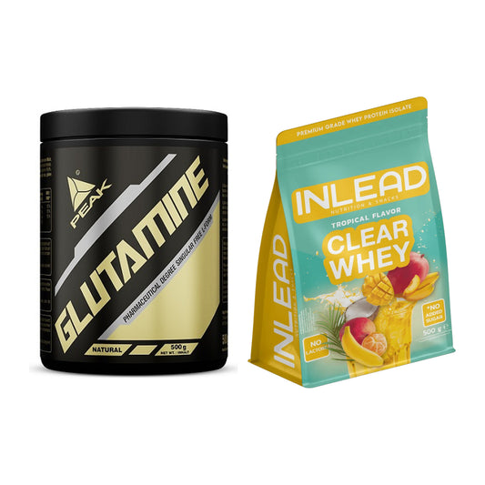 Regenerations-Duo: Peak Glutamin + INLEAD Clear Whey Isolate – alle enthaltenen Artikel