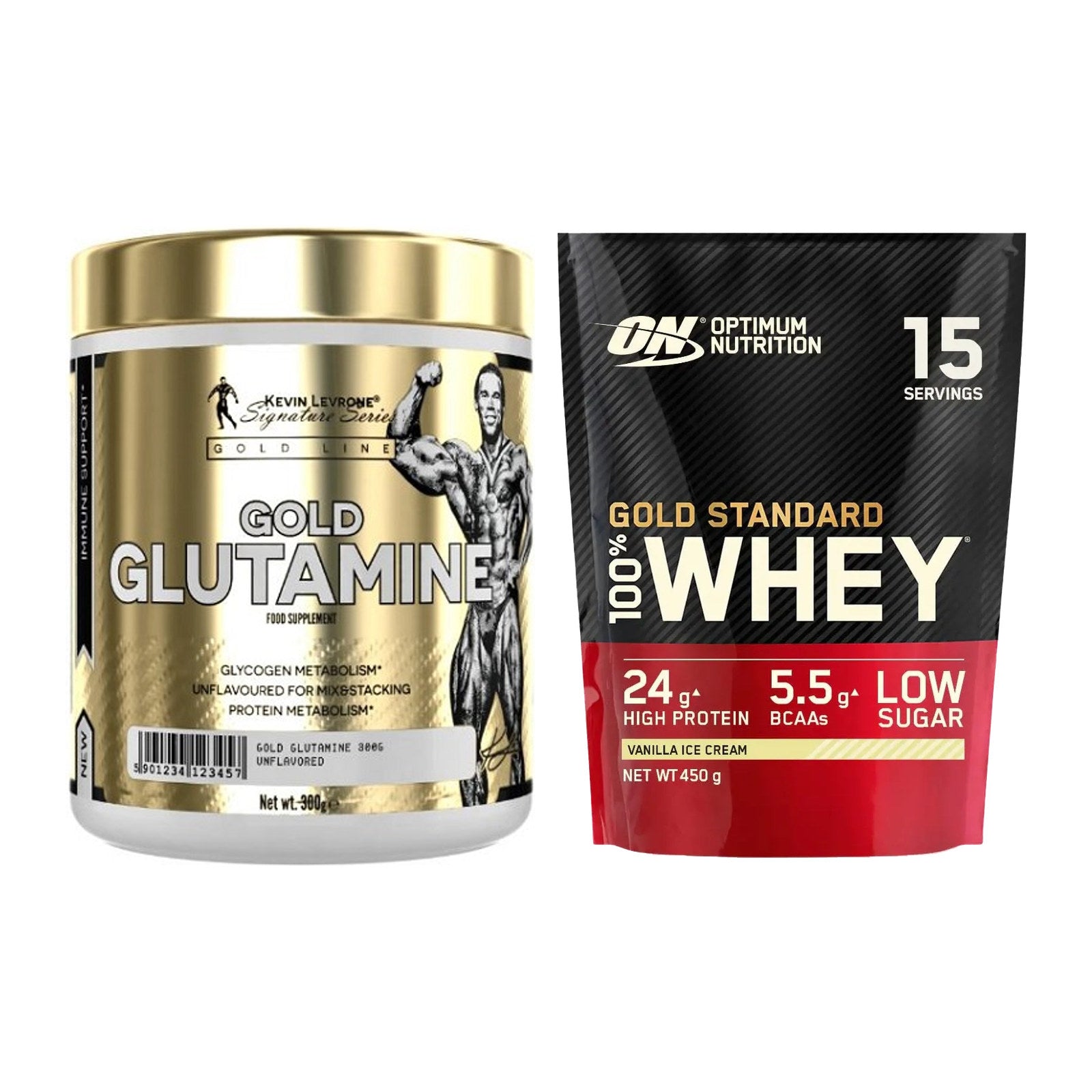 Regenerations-Duo: Kevin Levrone GOLD + ON Whey Gold Standard – alle enthaltenen Artikel