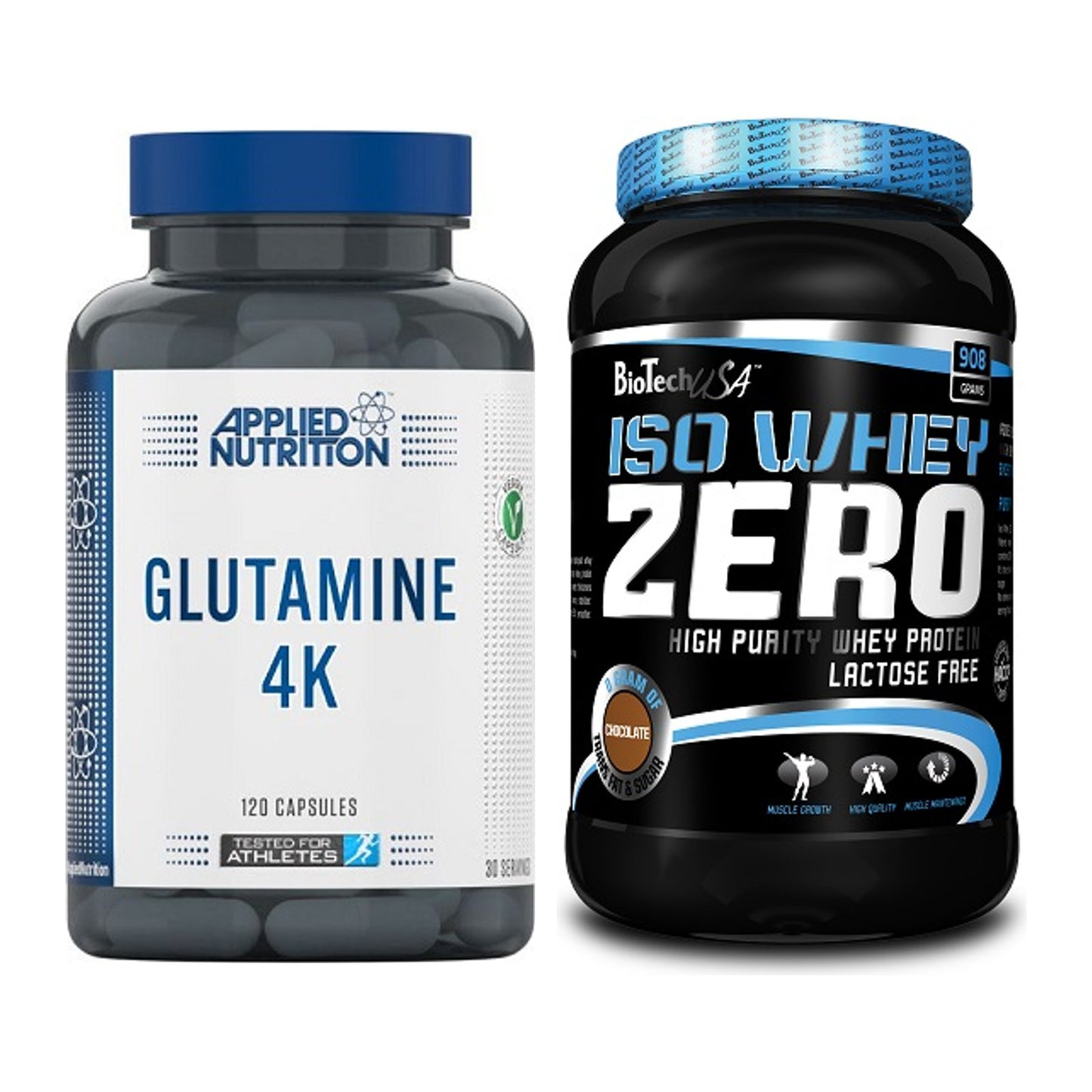 Regenerations-Duo: Applied Nutrition + BioTech Iso Whey Zero – alle enthaltenen Artikel