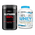 Regenerations-Duo: Sinob Core L-Glutamin + BioTech 100% Pure Whey – alle enthaltenen Artikel