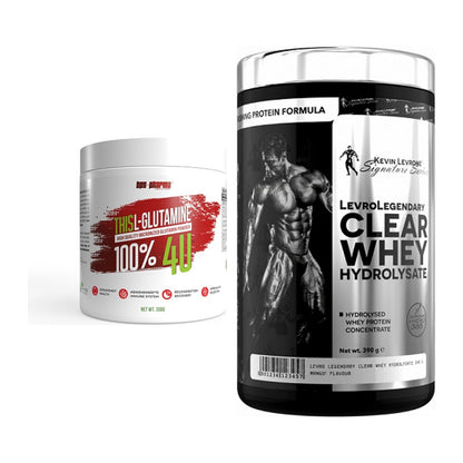 Regenerations-Duo: BPS-Pharma This Glutamin + Kevin Levrone Clear Whey – alle enthaltenen Artikel