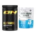 Regenerations-Duo: GN Nano Pure Glutamine + BioTech 100% Pure Whey – alle enthaltenen Artikel