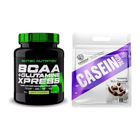 Regenerations-Duo: Scitec BCAA+ Glutamine + Swedish Supplements – alle enthaltenen Artikel