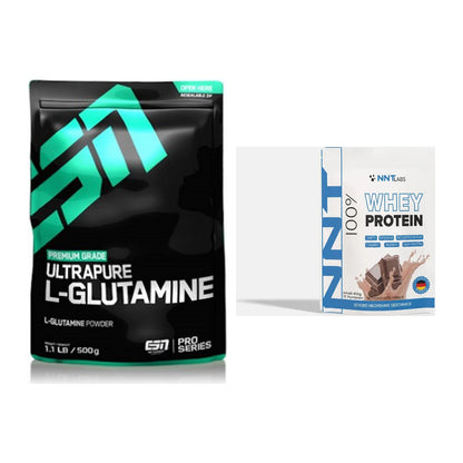 Regenerations-Duo: ESN Ultrapure L-Glutamin + NNT Whey – alle enthaltenen Artikel