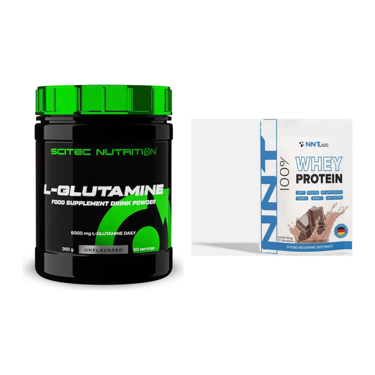 Regenerations-Duo: Scitec L-Glutamin + NNT Whey – alle enthaltenen Artikel