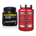 Regenerations-Duo: Olimp L-Glutamine Xplode + Scitec 100% Whey – alle enthaltenen Artikel