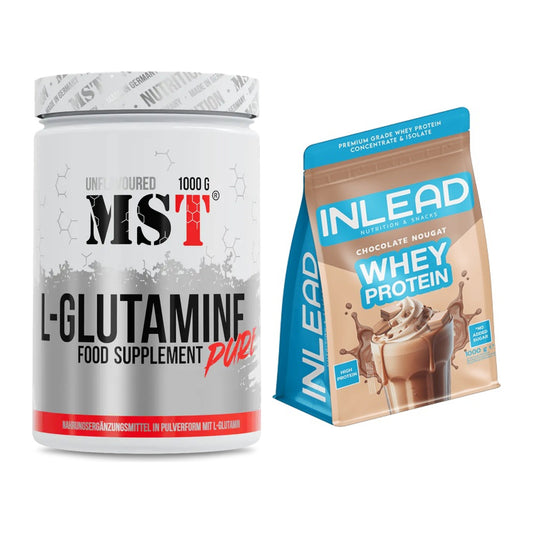 Regenerations-Duo: MST Glutamine + INLEAD Whey Protein – alle enthaltenen Artikel