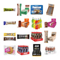 Große Probierbox: Olimp Protein Bar + Barebells Spread + 18 weitere – alle enthaltenen Artikel