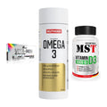 Grundversorgung: Olimp Vita-Min + Nutrend Omega 3 + MST Vitamin D3 – alle enthaltenen Artikel