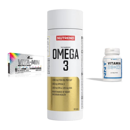 Grundversorgung: Olimp Vita-Min + Nutrend Omega 3 + NNT Vitamin – alle enthaltenen Artikel