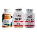 Grundversorgung: ProFuel MULTI + MST Omega 3 + MST Vitamin D3 – alle enthaltenen Artikel