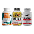 Grundversorgung: ProFuel MULTI + MST Omega 3 + MST Vitamin D3 – alle enthaltenen Artikel
