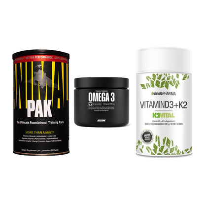 Grundversorgung: Universal + Big Zone Omega + Sinob Vitamin – alle enthaltenen Artikel