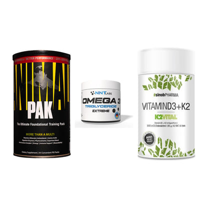 Grundversorgung: Universal + NNT Omega 3 + Sinob Vitamin – alle enthaltenen Artikel
