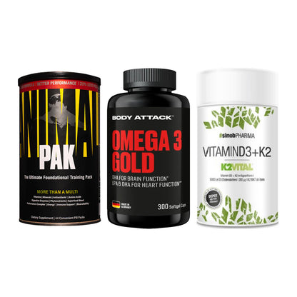 Grundversorgung: Universal + Body Attack + Sinob Vitamin – alle enthaltenen Artikel