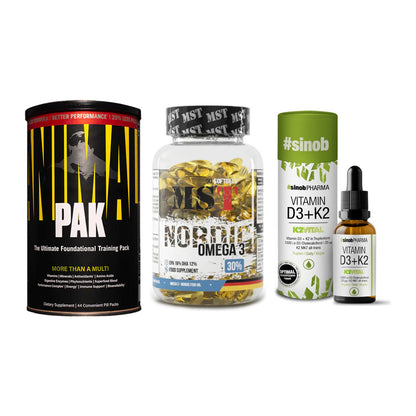 Grundversorgung: Universal + MST Omega 3 + Sinob Vitamin – alle enthaltenen Artikel